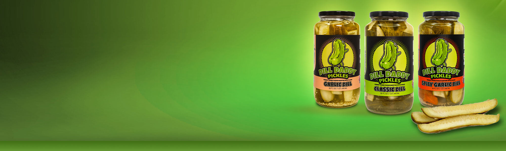 Dill Daddy Pickles product lineup